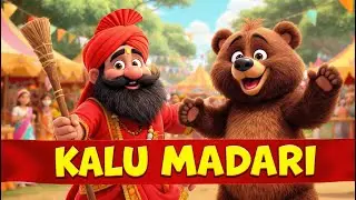 Kalu Madari Aaya | Gubbare Laya Hu 🎈🐻 | Kids Fun Cartoon Song | Hindi Rhymes for Children