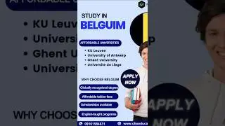 Study in Belgium  Top Universities, Scholarships & Visa Process for International Students