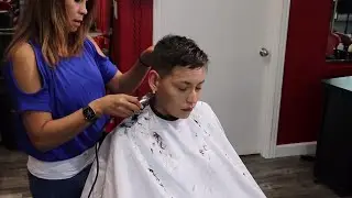 Alexandra PX (pt 1): Long to Uber Short Pixie Cut (YT Original)