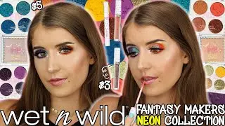 TESTING *NEW* WET N WILD FANTASY MAKERS NEON COLLECTION...OMG!