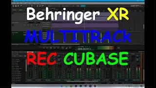 Настройка Behringer XR + REC MultiTrack Cubase ч4