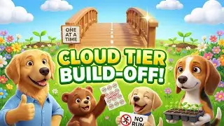The Ben Family Farm   Cloud Tier Spring Garden Walkway Build Off! 🌸🌤️ The Whistling Wind Mystery