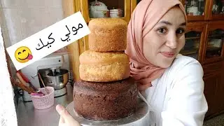 مولي كيك الخاص بالكيك ديزاين (طبقات) بطريقة سهلة وناجح %100 #molly-cake