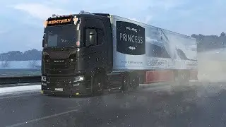 ETS2&nbsp;| Realistic Driving | PNG WinterExperience | Scania NextGen - Steering Wheel Gameplay