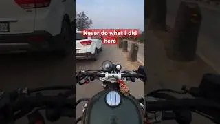 Don&rsquo;t do this mistake while riding😨 #bike #mistakes #automobile #trending #viral #shorts