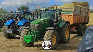 🚜🚜🌽🌽CHANTIER COMPLET POUR L'ETA DE L'ELORN ENSILAGE 2021 BRETAGNE JOHN DEERE 6230 SILAGE MAIS🌽🌽