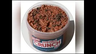 How to Make Melted Crunch Bar Slime (White Glue Perlite Texture from KY-SLIME)