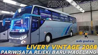 KEMBALI NYA LIVERY VINTAGE ‼️ BUS MHD DENGAN VARIASI LAMPU SELENDANG TERBARU PO REJEKI BARU MAGELANG