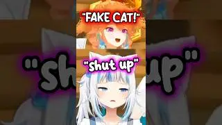 Gura EXPOSED for Being a FAKE CAT #hololive #hololiveenglish #vtuber