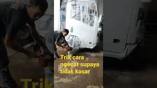Trik ampuh supaya cat tidak kasar#shorts