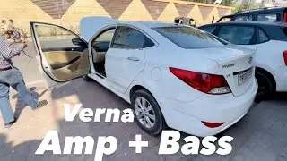 New 4 channel Amp + 1800w Bass in Verna in Stock Stereo -Setup wiring explained