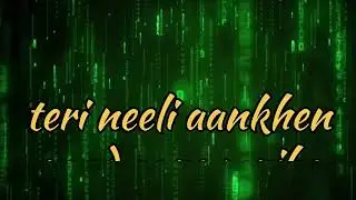 Neeli Aankhen Rap Song...Suraj