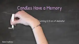 Candle burning tips - RCX wax