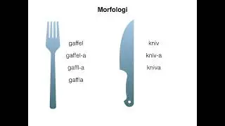 Morfologi - 4.2 Ord och morfologi (TIG053)