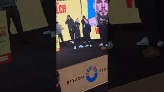 Richard riakpoure weigh inn for Eubank Benn undercarriage 👊 #dazn #boxing #chriseubank #connerbenn