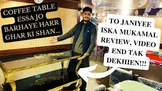 COFFEE TABLE STANDARD SIZE | COFFEE TABLE GOLDEN BLACK FULL PRODUCT REVIEW