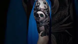 Jack Skellington Tattoo Is INSANE 🔥 | Start of a Full Sleeve