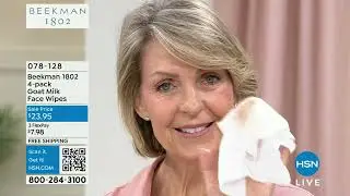 Beekman 1802 Fresh Air 4pack Face Wipes