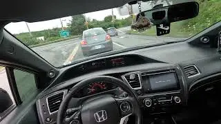 Civic SI 2015 POV cruise 1st video