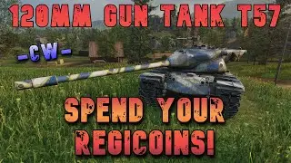 120mm Gun Tank T57 Spend Your RegiCoins -CW- ll Wot Console - World of Tanks Modern Armor