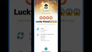 LUCKY FRIEND!!! #pokemongo #luckytrade #pokemon