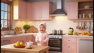 Cozy Winter Kitchen | Warm & Fun Kitchen Song for Toddlers & Preschoolers