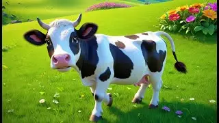 Mini Cow Goes Moo Moo | Cute Farm Song for Kids | Fun Animal Nursery Rhyme