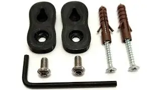 Mars Outpost Slim Universal Speaker Wall Mount Brackets Up To 4kg 1/4-20 Screws Works With Logitech