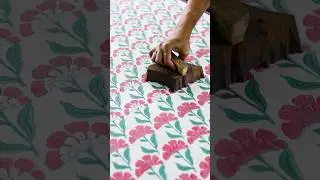Hand Block Printing in Action: Pinklay Prints in The Making