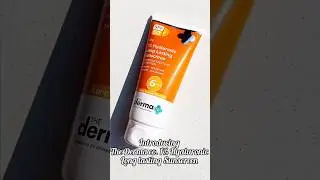 The Derma Co☀ 1% Hyaluronic Long Lasting Sunscreen #waterresistant #sunscreen #thedermaco #shorts