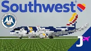 Southwest Airlines Louisiana One Boeing 737-7H4 | Minecraft