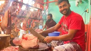 Fastest Cow Head cutting skills In Bangladesh Part-4 ।। Butcher Bro