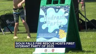 Sioux Falls Fire Rescue hosts first hydrant party of 2025