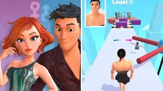 New Release - Hyper Casual - 💃💃🕺🕺 Gender Run - Gameplay Walkthrough (iOS & Android)