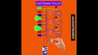 LED CHASER CIRCUIT #shorts#short video#chaser#ledlights#ledlight#circuit#gadgets#trending#technology