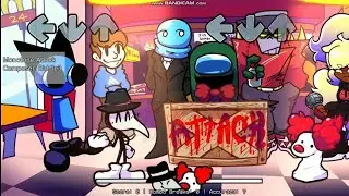Monotone Attack Song In Vs Imposter v4 FNF Mod