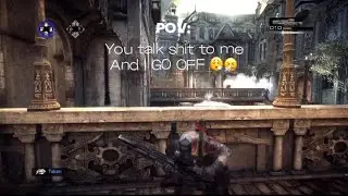 TOXIC KID IN GEARS GETS CLAPPED BY TOP 75 RANKED PS5 PLAYER | Gears of War Reloaded