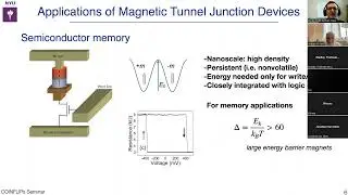 Andrew Kent's COINFLIPS Seminar: Magnetic Tunnel Junction Based Random Number Generators
