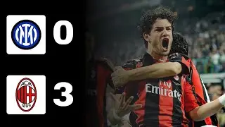 DERBY ad ALTA TENSIONE! PATO si prendeTUTTO | MILAN 3 - 0 INTER 10/11