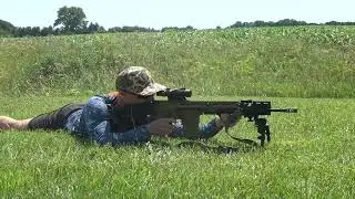 FN Scar 17 .308 w Trijicon Acog Prone Firing