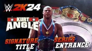 WWE 2K24: Kurt Angle Signature Series Championship | 60 FPS