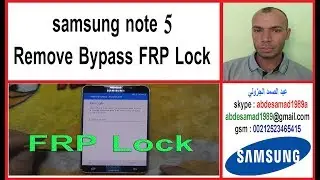 samsung note 5 n920w8 Remove Bypass FRP Lock google account z3x box