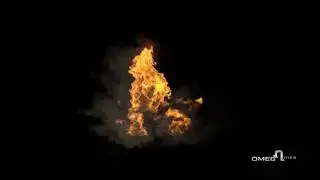 Cinema 4d and Turbulence FD Fire Simulation