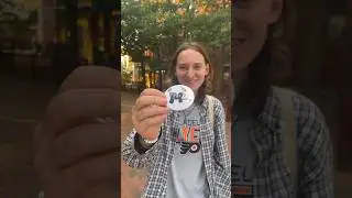 учить людей делать значки ⚙️😁 #zachriddleart #fiftyfiftee50tour #buttonpress