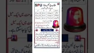 SPU Punjab police jobs 2025