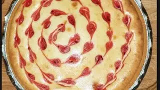 Raspberry Swirl Cheesecake