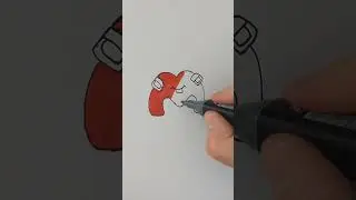Drawing Letter M - Alphabet Lore Lower Case