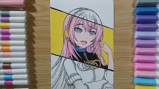 Draw Megurine Luka CV03 Vocaloid - Acrylic Art