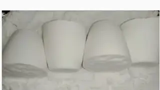 SNOW White baking soda || ASMR VIDEO || feel fluffy soft 
