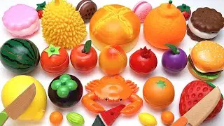 1 HOUR Cutting New Plastic & Wooden Fruit and Vegetable/ ASMR no talking
